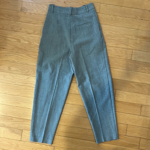 Zara Pleated Pants Gray - Picture 3 of 4
